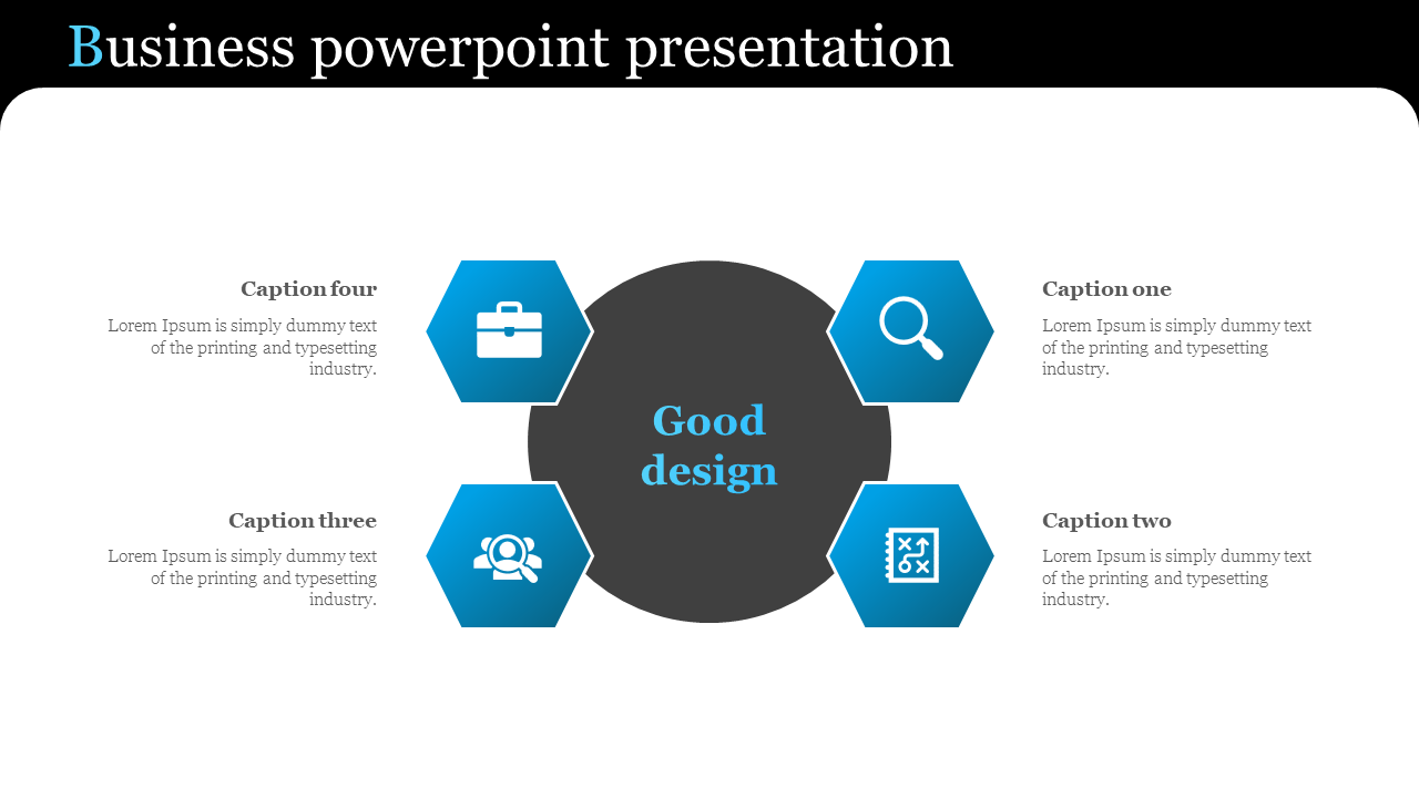 Best Business PowerPoint Presentation Template-4 Node